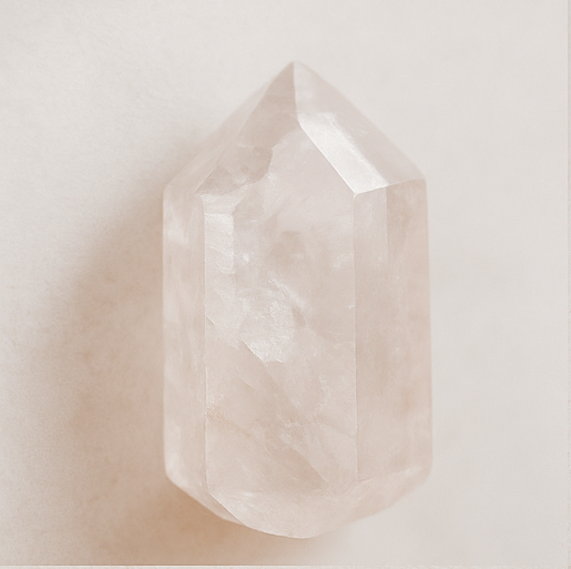 Crystals in warm light